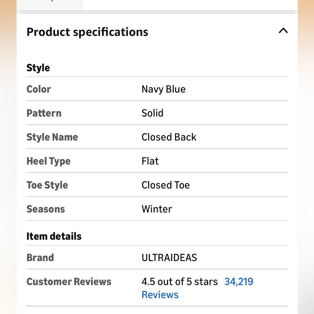 Ultra ideas -House Slippers with Memory Foam and Anti-Skid Rubber Sole - Picture 13 of 16